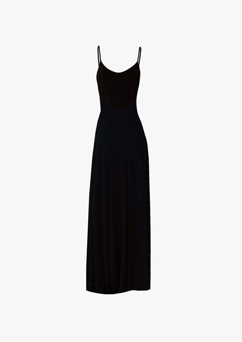 Black Cami Maxi Dress, Slip Dresses